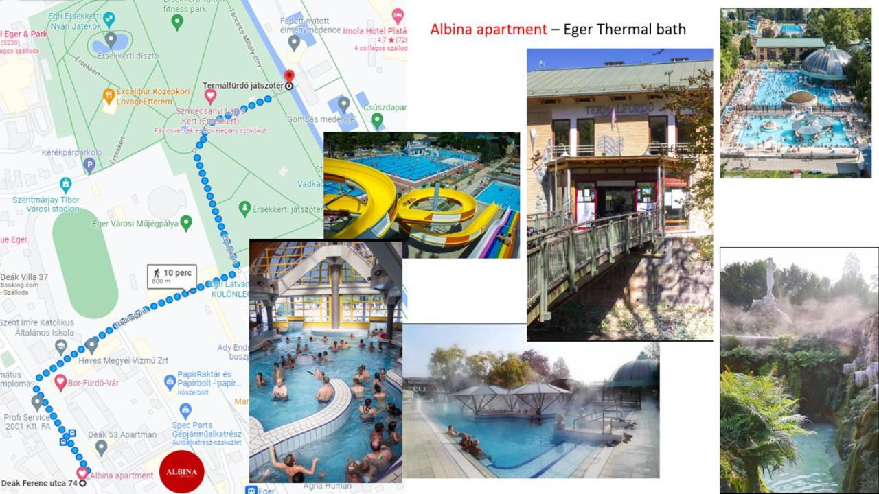 Albina Apartman Eger Exteriér fotografie