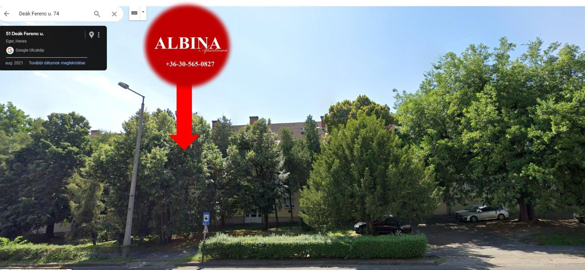 Albina Apartman Eger Exteriér fotografie